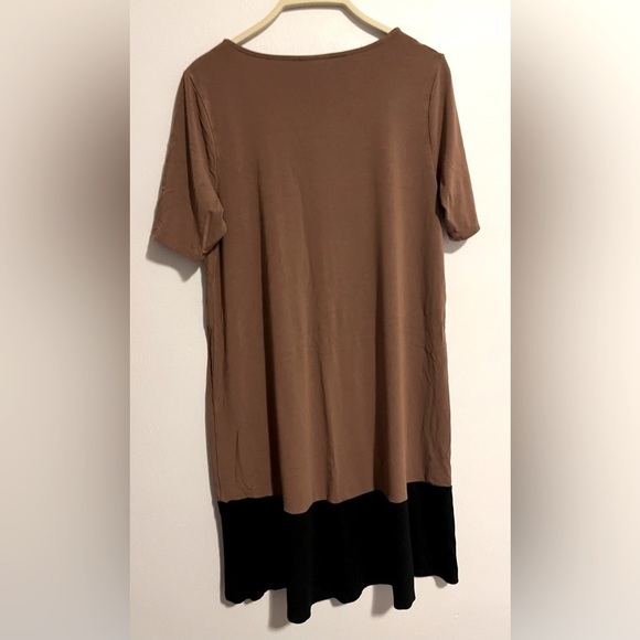 J. Jill wearever collection color block dress short sleeve Petite M - Picture 3 of 7